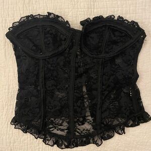 Black sexy going out top